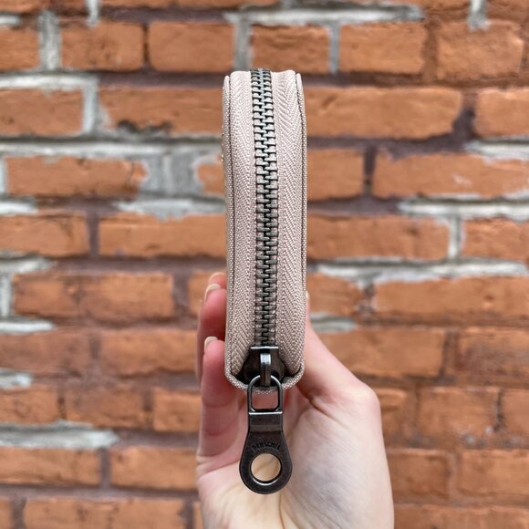 [SOLD on eBay] Herschel Supply Company Leather Nylon Wallet Light Taupe - Picture 3 of 10